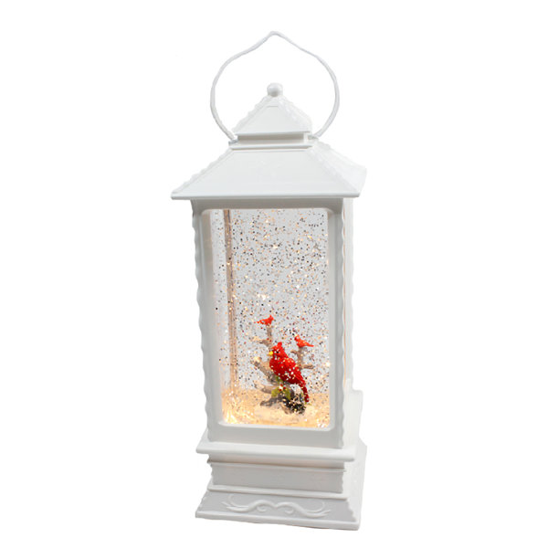 The Holiday Aisle® LED Cardinal Lantern Snow Globe Wayfair.ca
